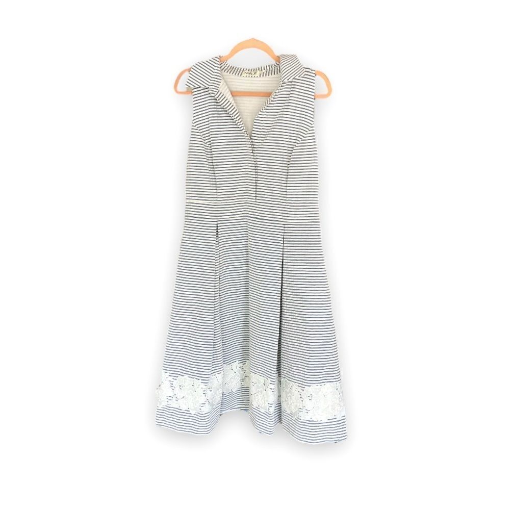 ELIZA J | Preppy Striped Midi Dress (14)